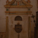 Interior de la  sacristia